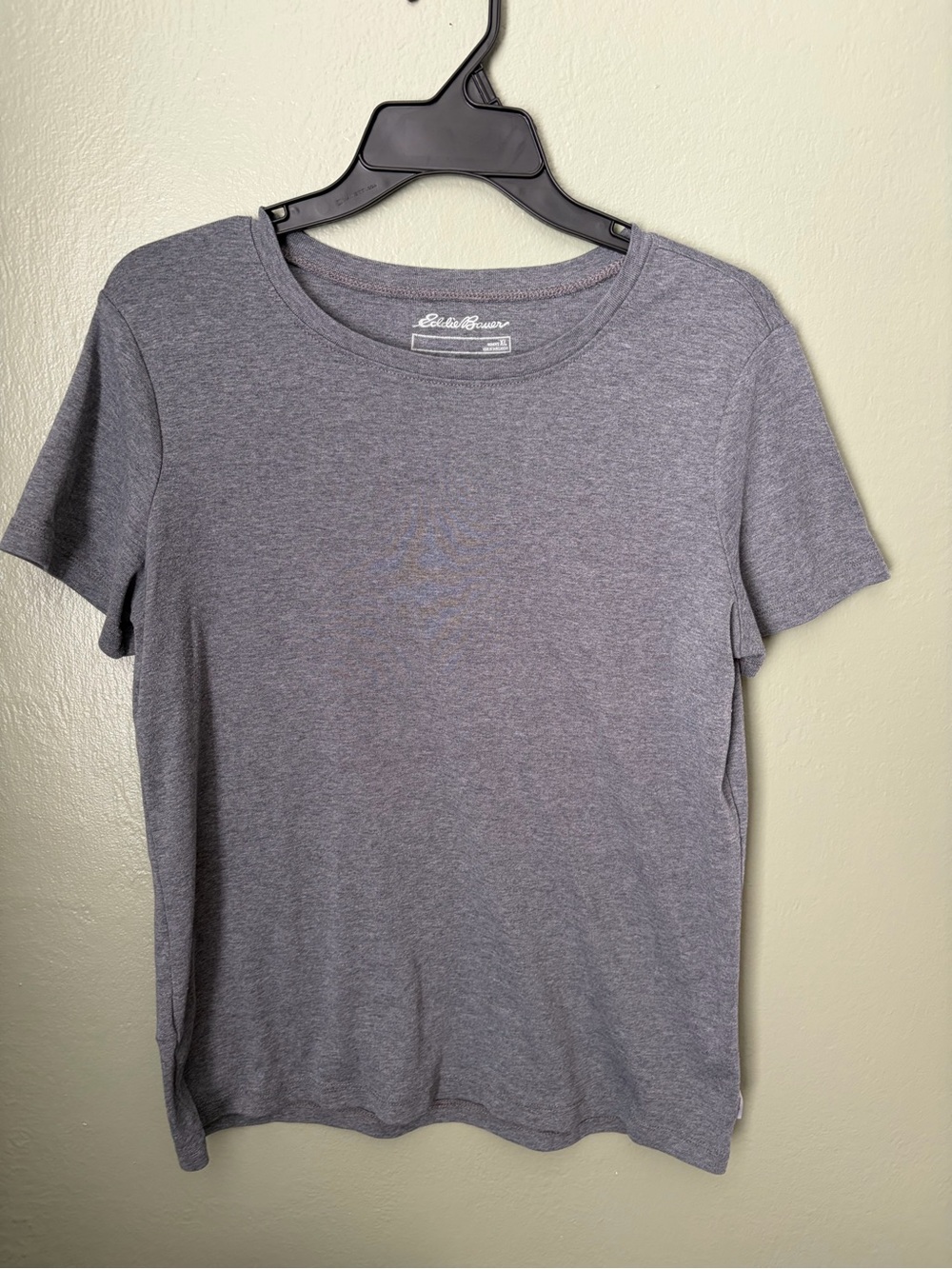 Eddie Bauer Gray Short Sleeve Casual Comfy T-Shirt Women's Size XL